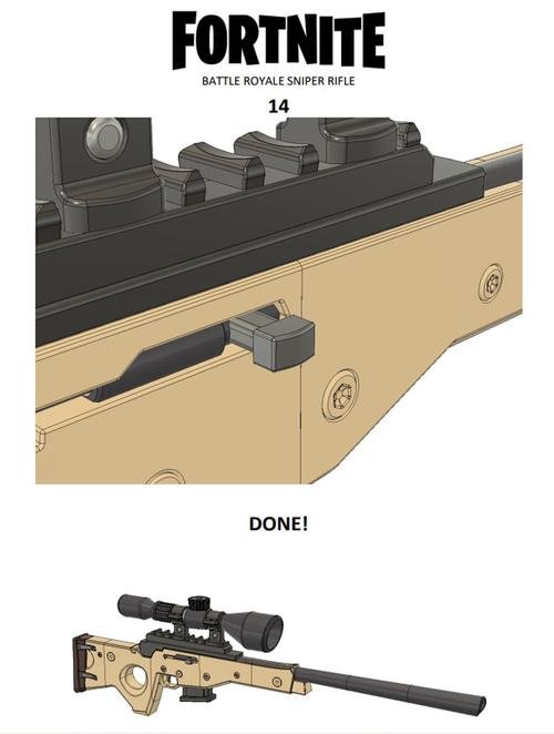 Fortnite sniperrifle – 3D Print