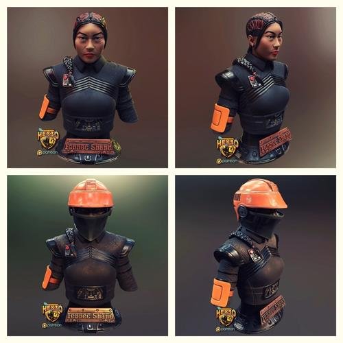 Fennec Shand Bust – 3D Print