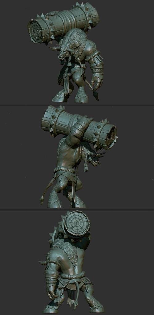 World of Warcraft Tauren – 3D Print