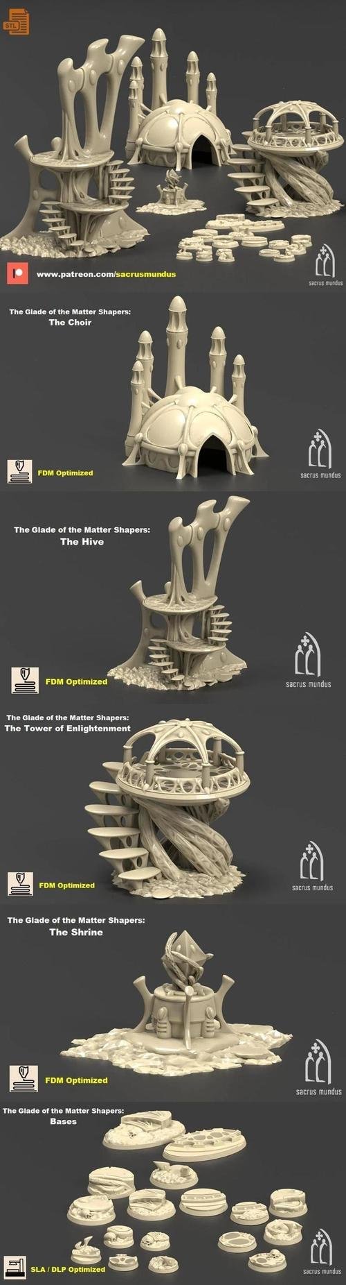 The Glade of the Matter Shapers – 3D Print