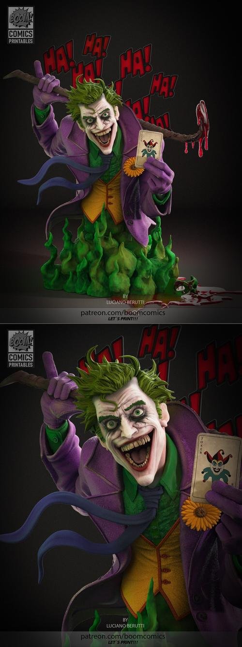 Joker Bust – 3D Print