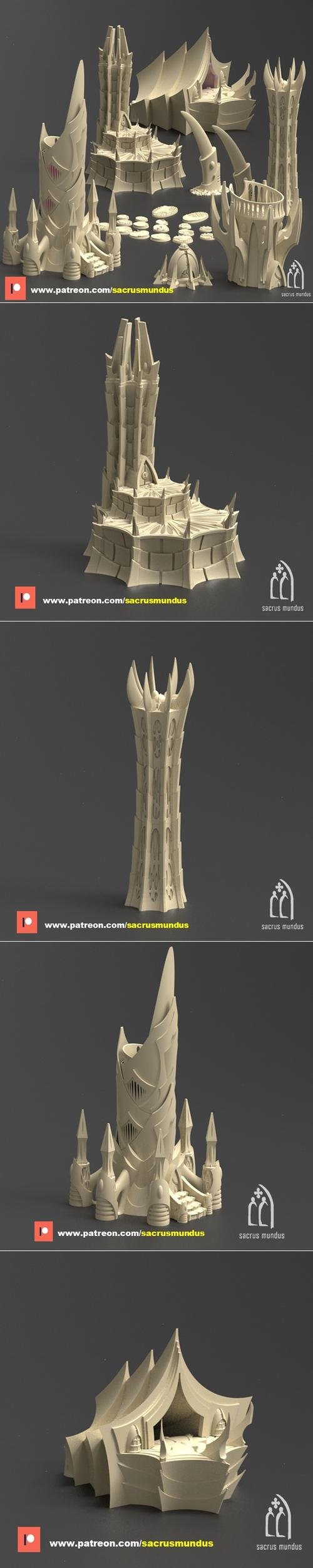 The Dark City of Irazar – 3D Print