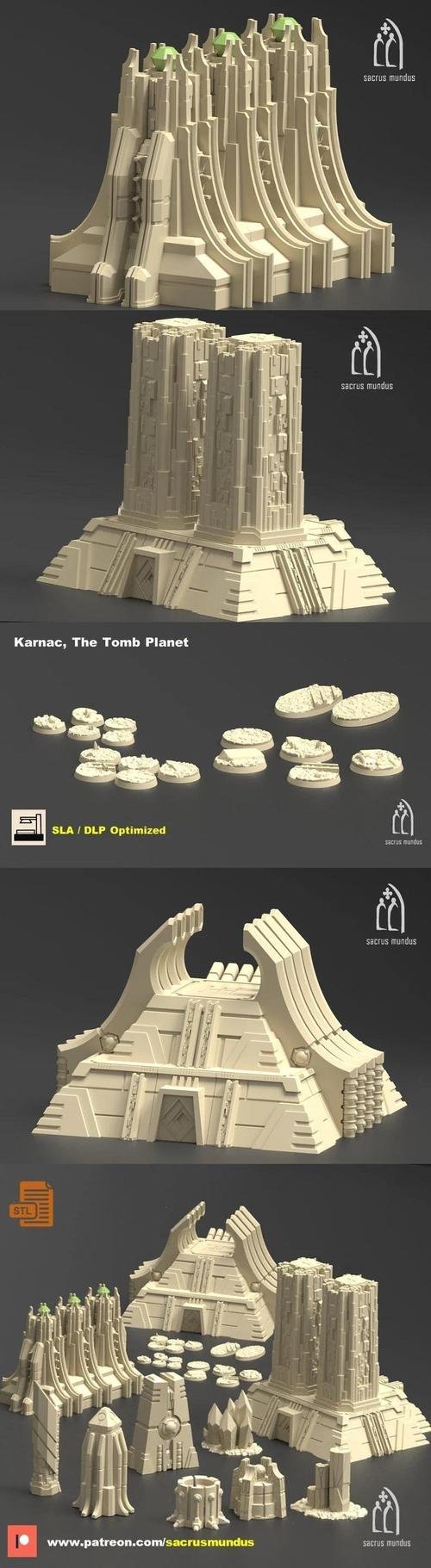 Karnac, The Tomb Planet – 3D Print