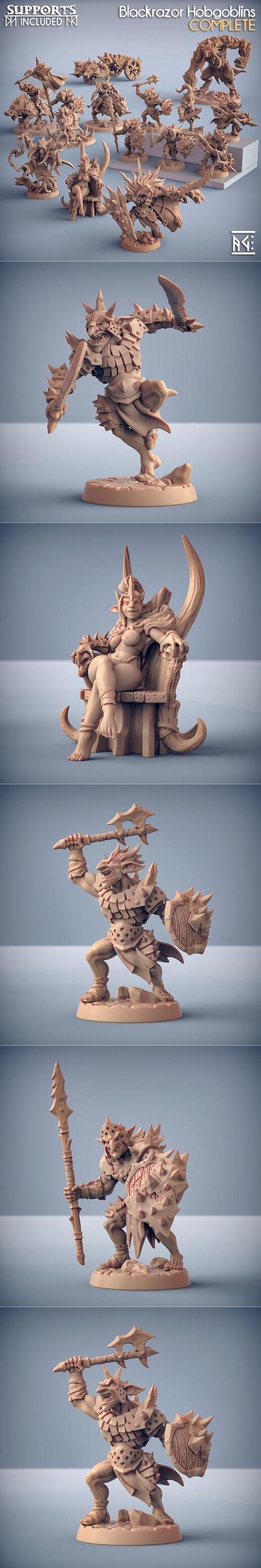 Artisan Guild - Blackrazor Hobgoblins – 3D Print