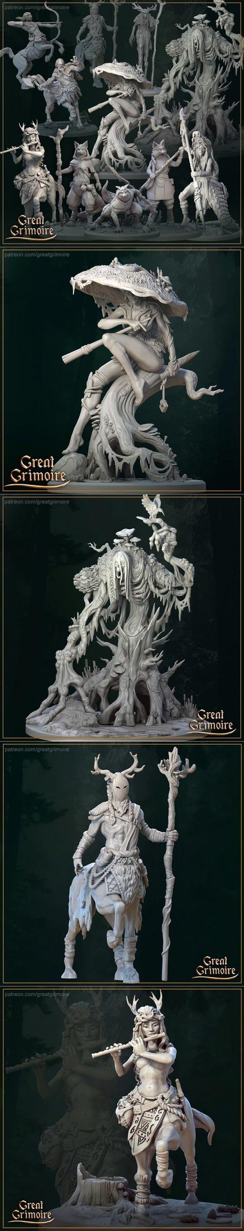 Great Grimoire - Beyond the Evergreen Forest January 2022 – 3D Print