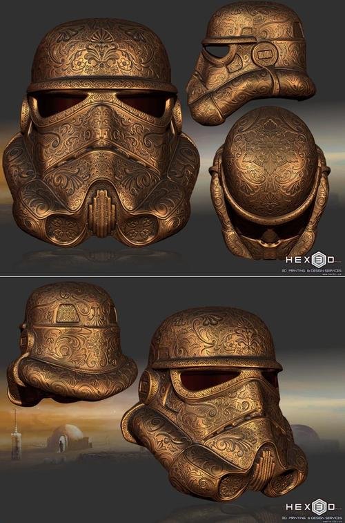 Carved Trooper – 3D Print
