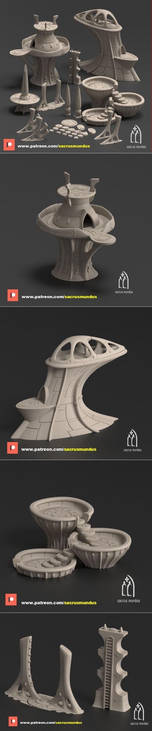 Zanat, The Abandoned World-Ship – 3D Print