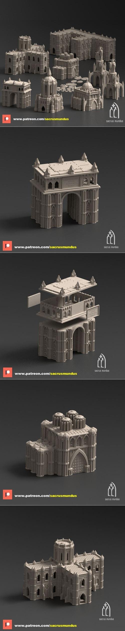 Augusta. The Holy City (cathedral) – 3D Print