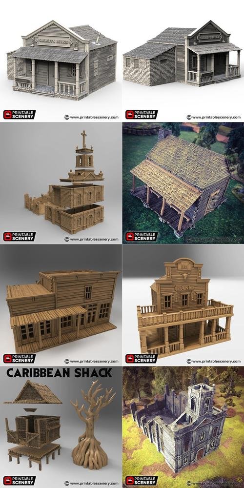 Time Warp America Complete – 3D Print