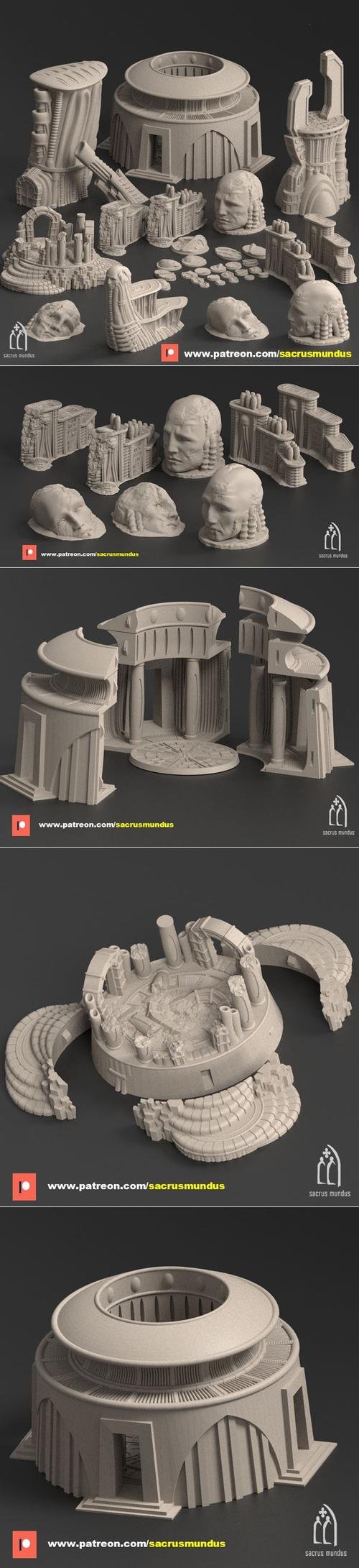 Oregia, Alien Sanctum – 3D Print