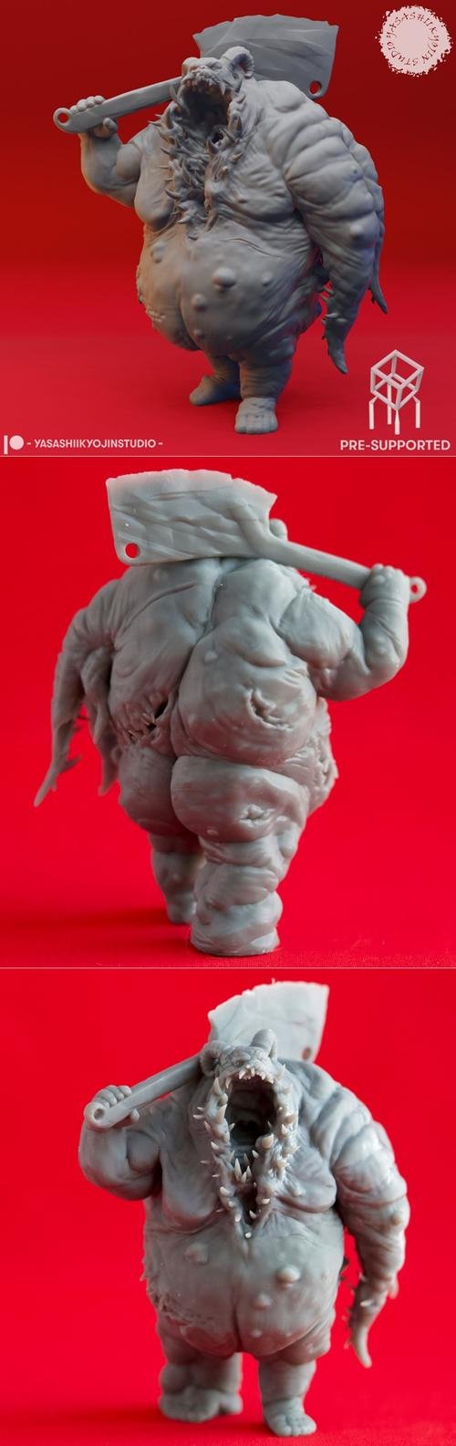 Gluttony - Tabletop Miniature – 3D Print