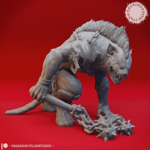 Yeenoghu - Tabletop Miniature – 3D Print