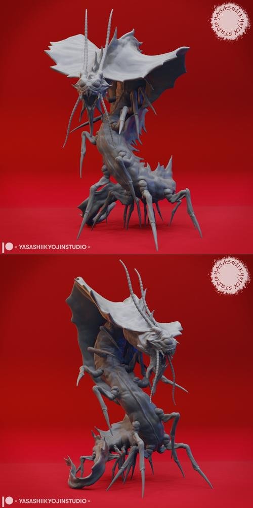 Remorhaz - Tabletop MIniature – 3D Print