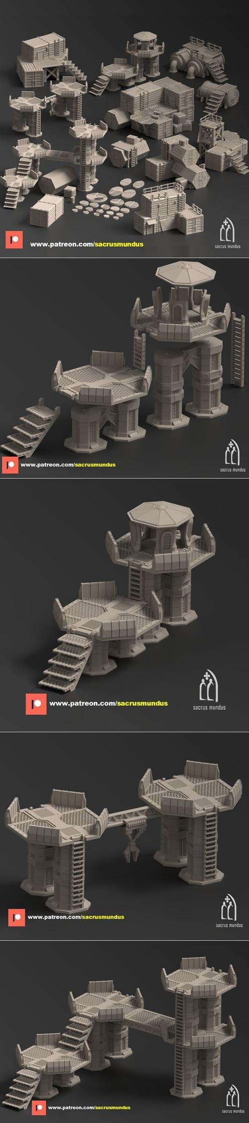 Kyhlden. Hive City Docks – 3D Print