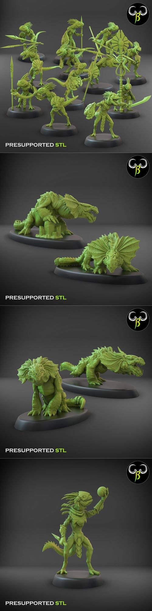 Clay Beast Creation - Starscales Pt1 January 2021 – 3D Print