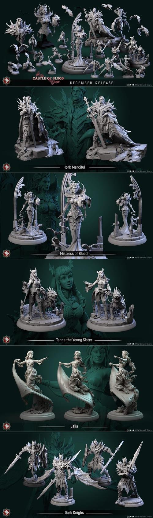 White Werewolf Tavern - Castle of Blood December 2021 – 3D Print