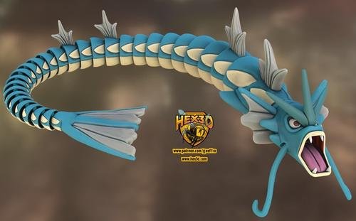 Articulated Gyarados – 3D Print