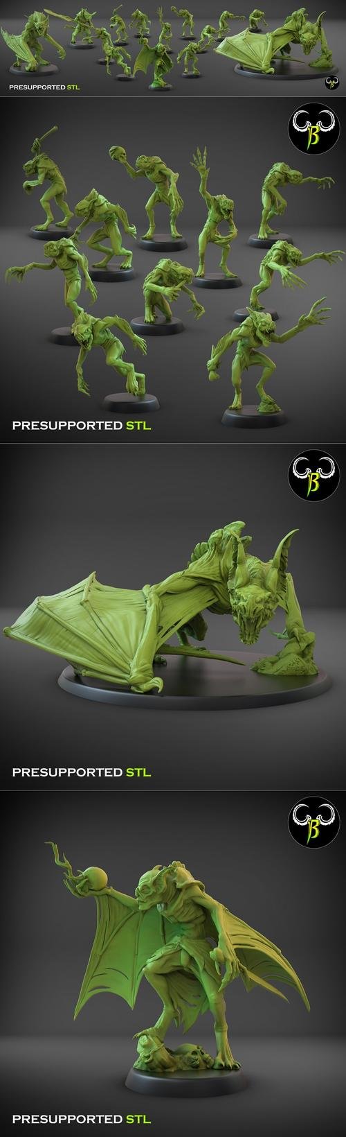 Clay Beast Creation - Crypt Nightmares March 2021 – 3D Print
