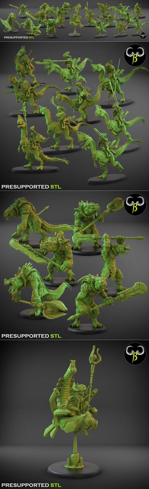 Clay Beast Creation - Star Scales April 2021 – 3D Print