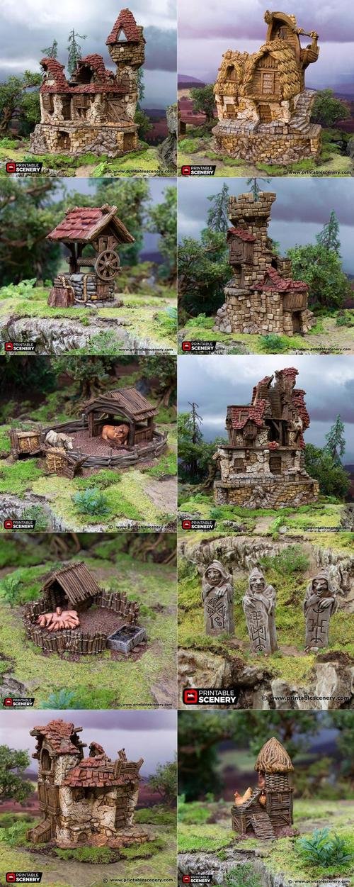 Hagglethorn Hollow All-In Bonus Items Complete – 3D Print