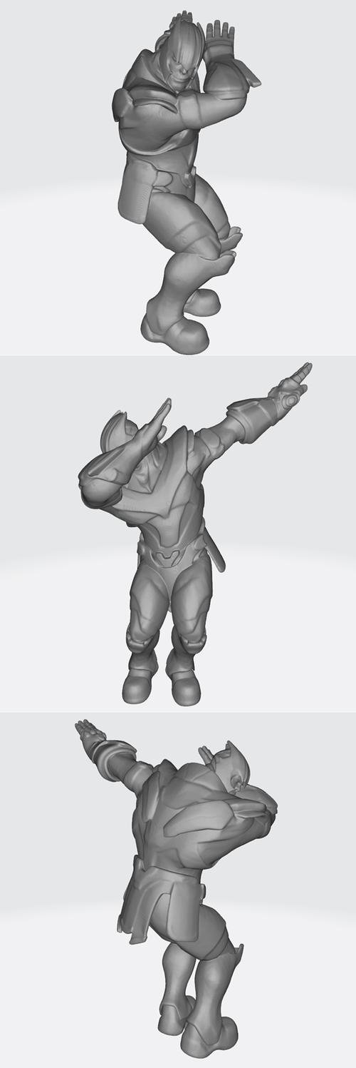 Fortnite Inspired Thanos Dab – 3D Print