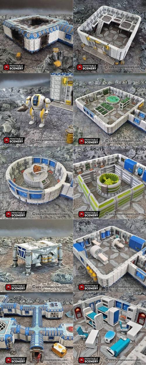 Brave New Worlds - Sanctuary-17 Complete – 3D Print