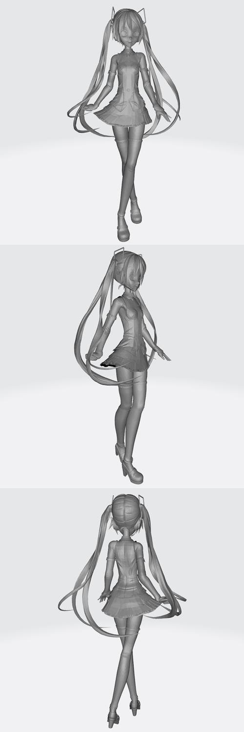 Miku Hatsune – 3D Print
