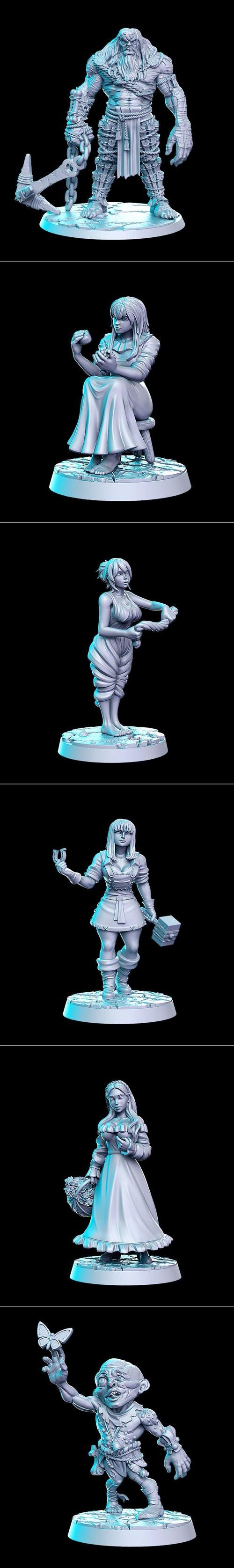 RN Estudio - Peasants and Trades January 2022 – 3D Print