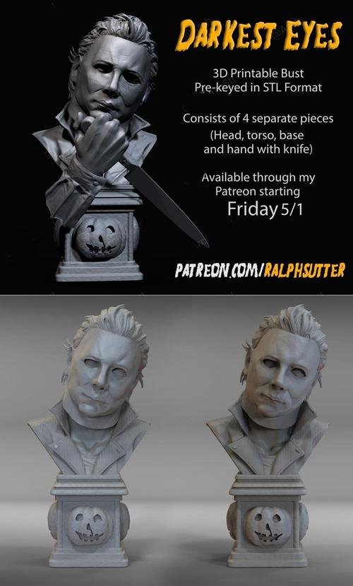 Michael Myers bust – 3D Print