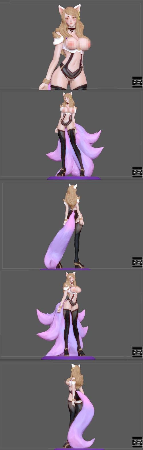 Ahri Sexy Haked Nude Hentai Naughty League of Legends – 3D Print