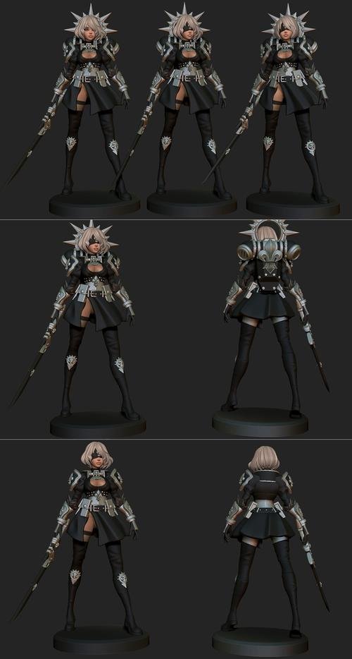 Nier space nun – 3D Print