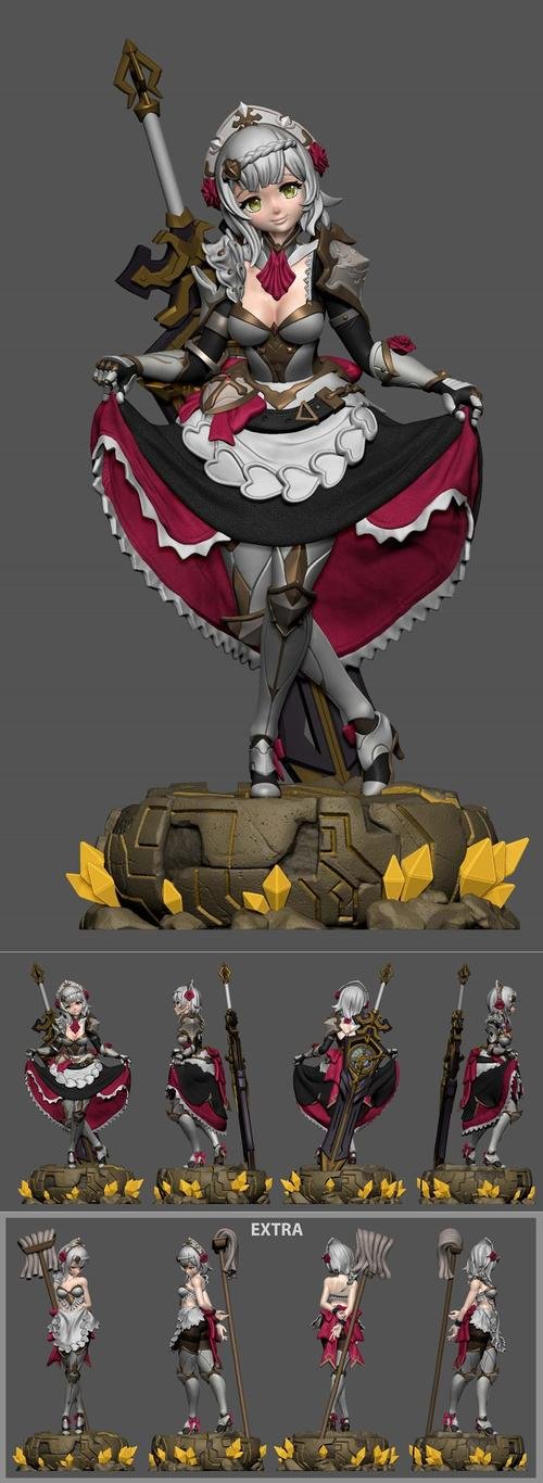 Noelle V2 from Genshin Impact – 3D Print