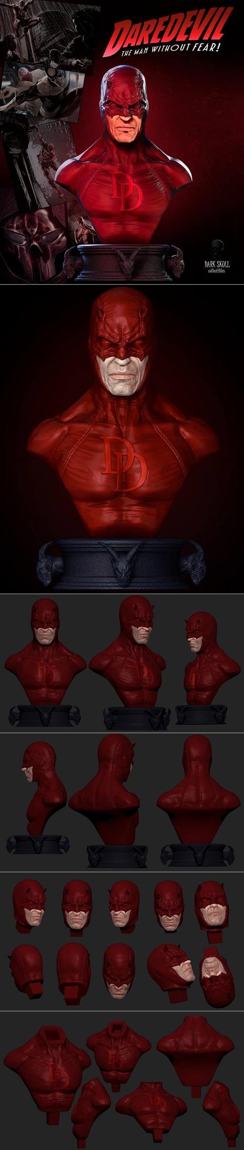 Daredevil Bust – 3D Print