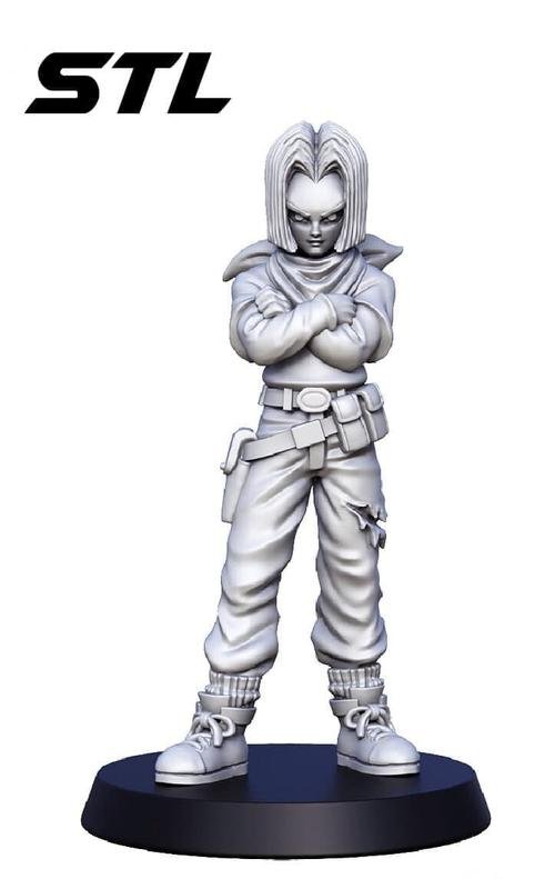 Android 17 Dragon Ball – 3D Print