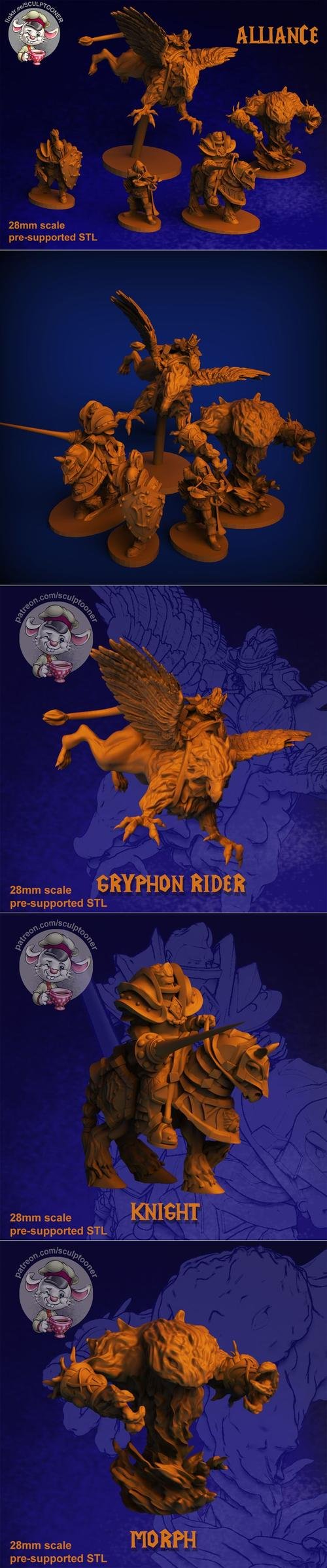 Alliance Army – 3D Print