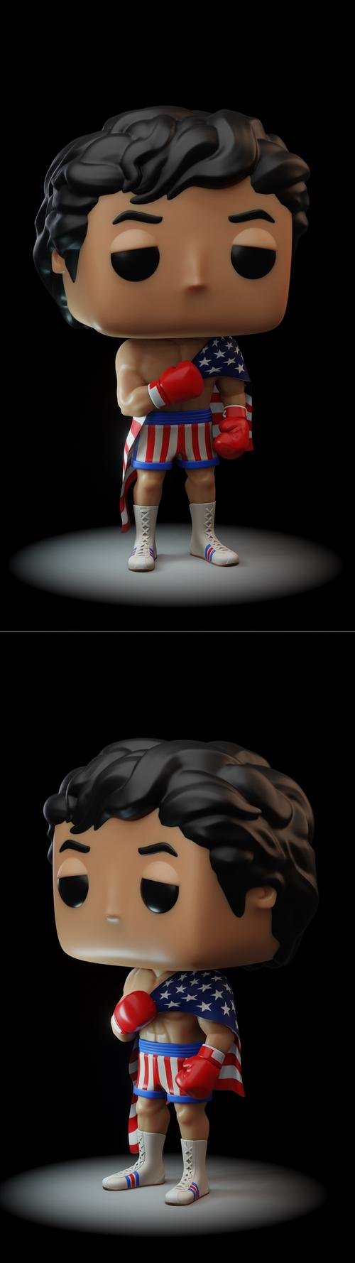 Funko Pop Rocky Balboa – 3D Print