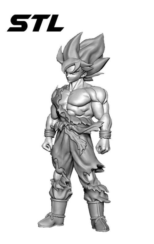 Goku SSJ Dragon Ball – 3D Print