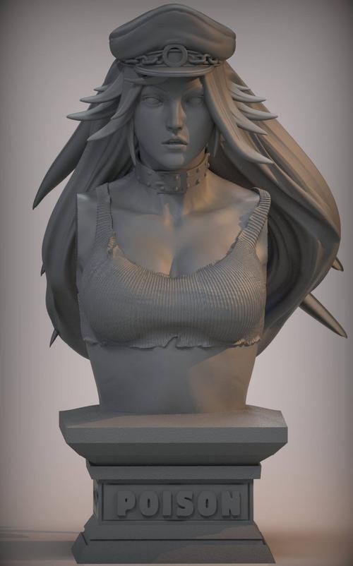 Poison bust – 3D Print