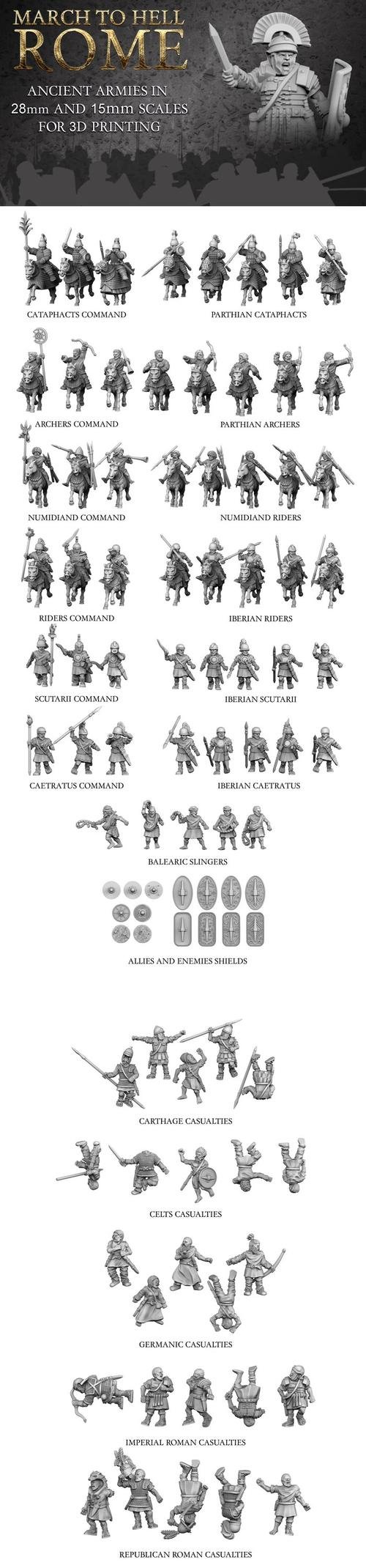 March to Hell Rome – 3D Print