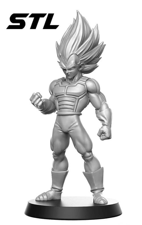 Vegeta SSJ Dragon Ball – 3D Print
