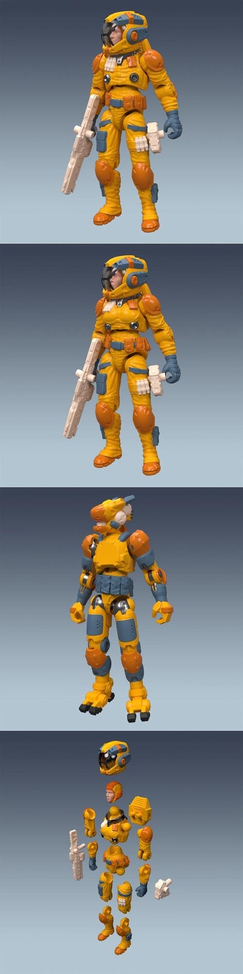 Teccotoys Hazmat suit and Drone – 3D Print