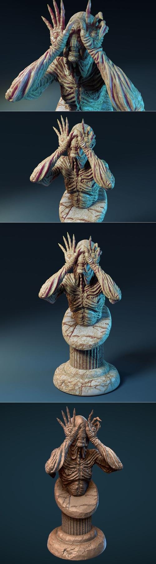 Paleman bust – 3D Print