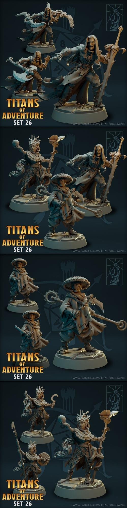 Titans of Adventure Set 26 – 3D Print
