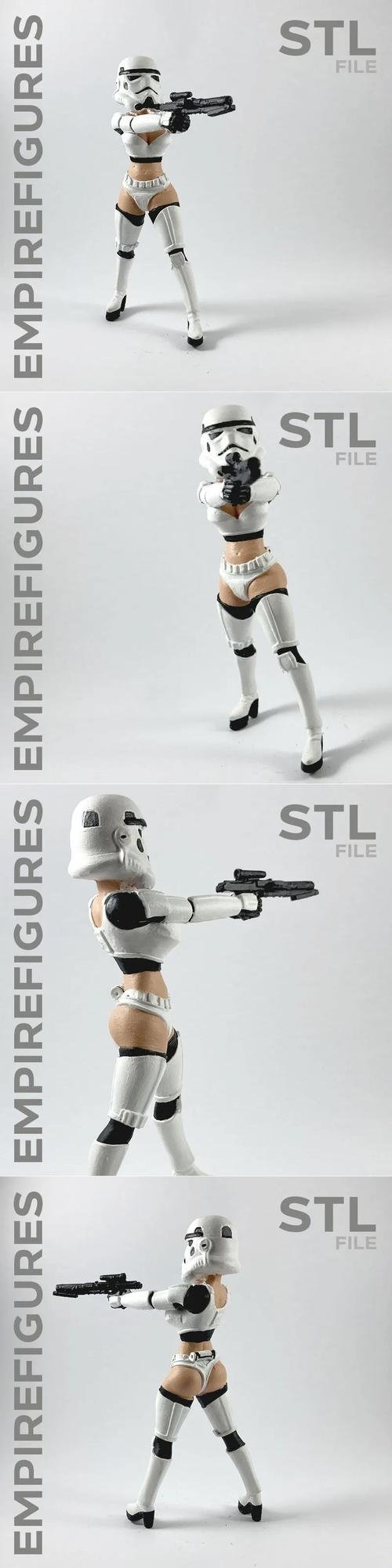 Sexy Stormtrooper - Empire Figures – 3D Print