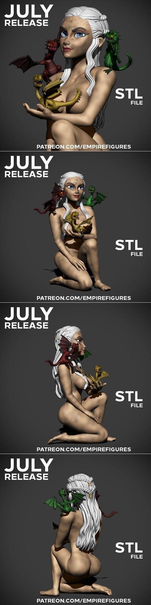 Daenerys Targaryen – 3D Print