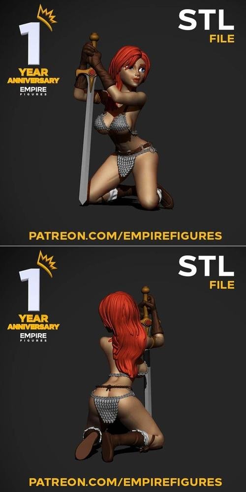 Red Sonja – 3D Print
