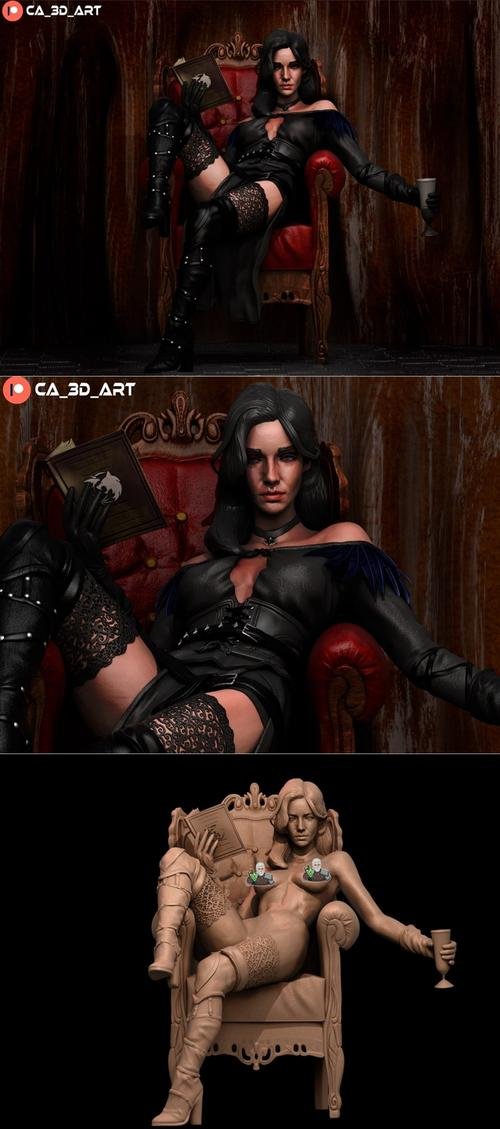 The Witcher Yennefer of Vengerberg – 3D Print