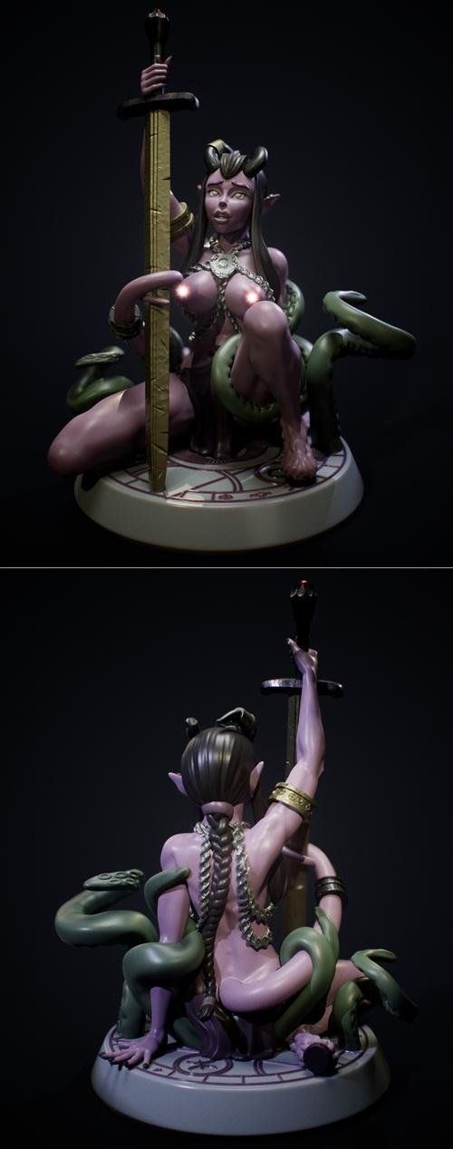 Botched Tiefling Summoning – 3D Print
