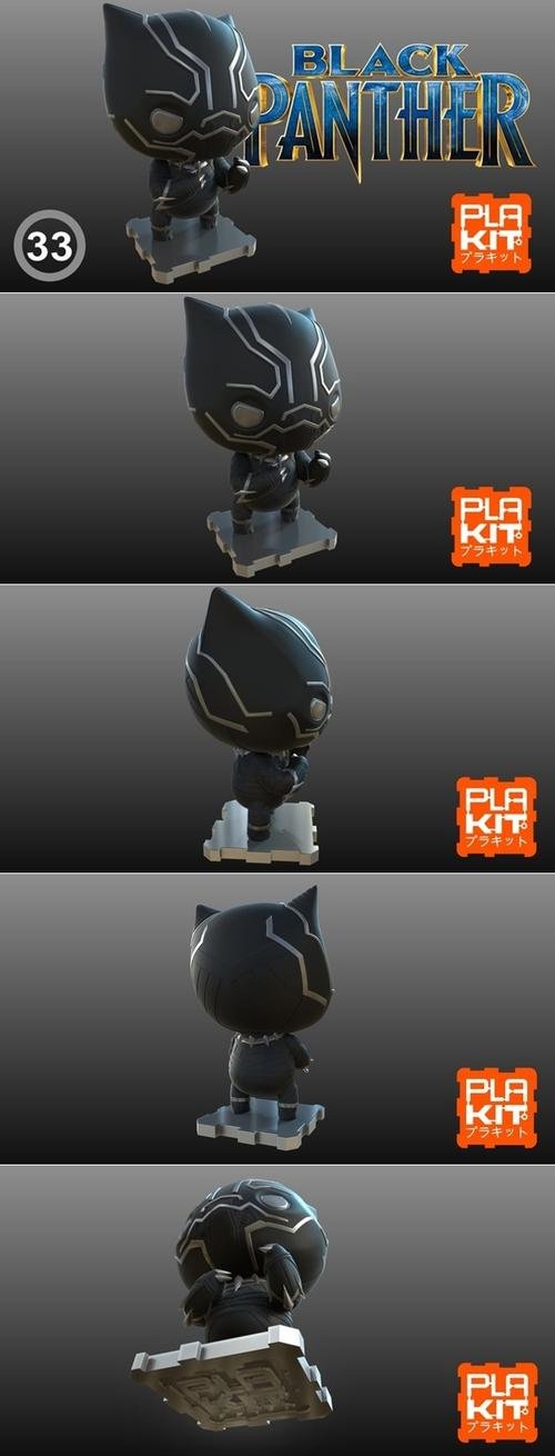 PlaKit Black Panther – 3D Print