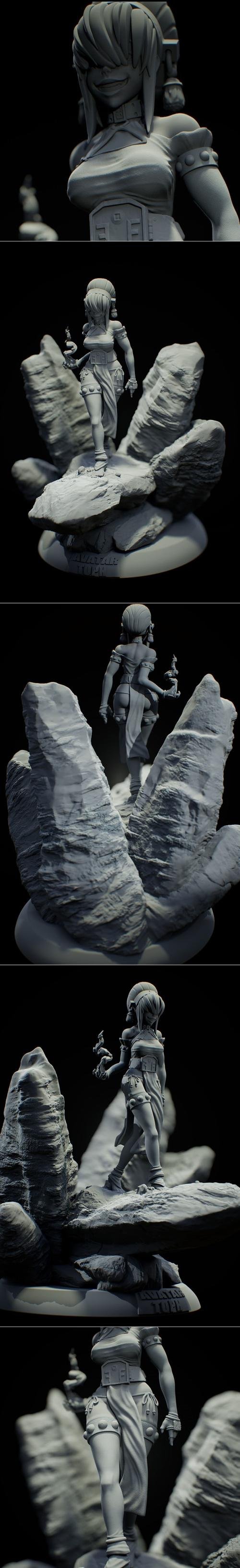 Avatar Toph the Blind Bandit – 3D Print